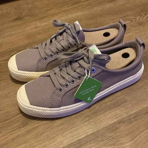 Unisex Cariuma OCA low mystic gray in canvas Men’s 8.5 Women’s 10 - Picture 5 of 14